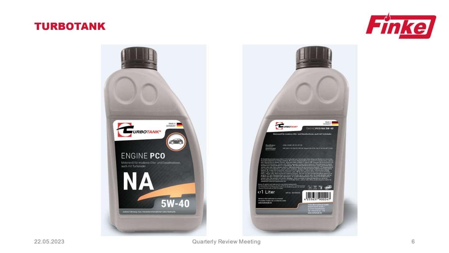 Turbotank Engine PCO VI 5W-30